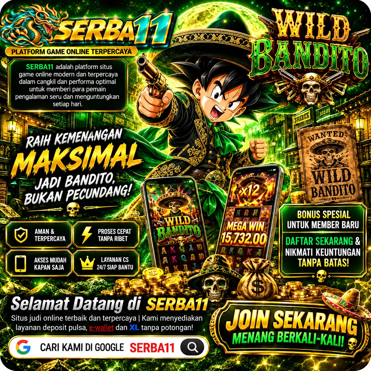 Serba11: Tentukan Game Pilihan Terbaik Untuk Mendapatkan Keberuntunganmu Hari Ini by Hey siriusly